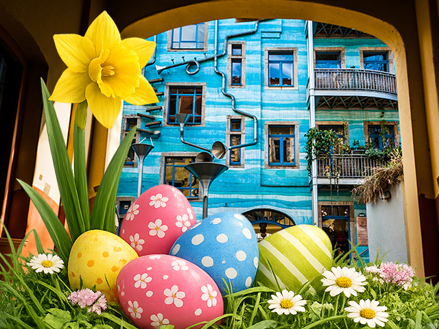 Der Frühling hält Einzug in der Kunsthofpassage